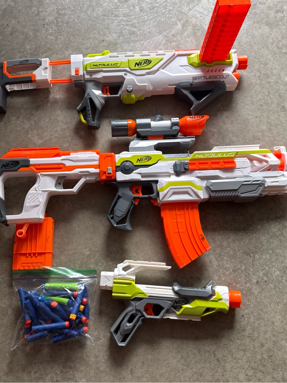 Nerf Modulus ECS-10/ Battle Scout Accessories